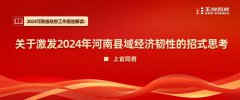 关于激发2024年河南县域经济韧性的招式思考